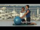 Diversos ejercicios de tonificación muscular en Fitball 