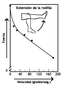 Curva de Fuerza Velocidad