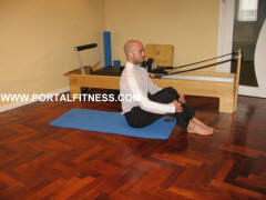 Pilates Mat: Balancín. Posición 1