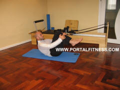 Pilates Mat: Balancín. Posición 3