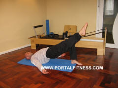 El Puente. Posición 2.  Curso de Pilates Mat