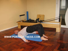 El Puente. Posición 4.  Curso de Pilates Mat