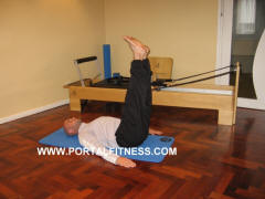 Navajas. Posición 2. Curso de Pilates Mat