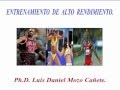 Entrenamiento de alto rendimiento deportivo