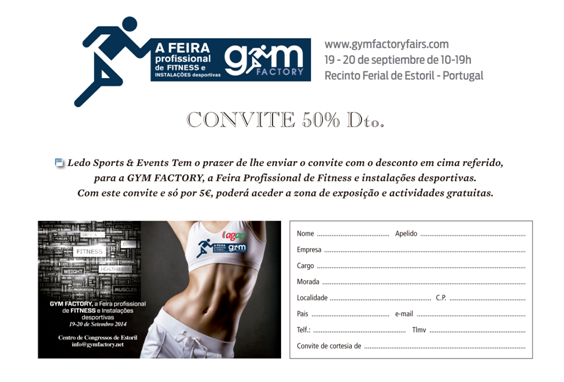 Entrada con descuento para la feria de fitness