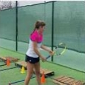 Video: Ejemplo de un trabajo de balance específico en tenis