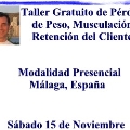 Taller presencial y gratuito de Pérdida de Peso, musculación y retención del cliente