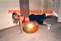 Glteos con Fit Ball Training: posicin final