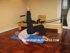 El Puente. Posición 3.  Curso de Pilates Mat